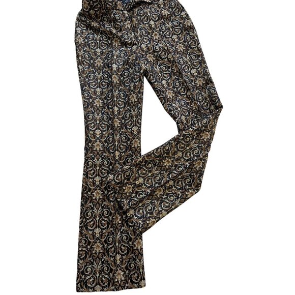 Identity By Lord & Taylor Brocade Pants Size 10 - Picture 1 of 7